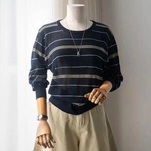 (안나앤모드) washable 안티필링 스트라이프 니트[니트EFD1]