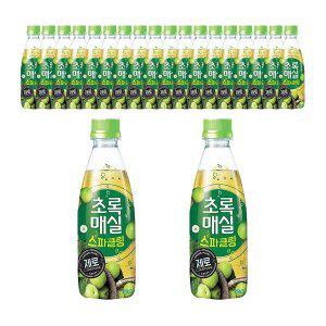 초록매실 스파클링 제로 350ml, 20개