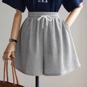 (안나앤플러스) 메온리 와플 밴딩 팬츠[팬츠EFL47] 빅사이즈