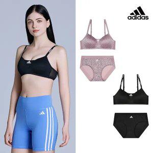 [아디다스] 퍼포먼스 에어로 퍼펙트 모션핏 브라팬티 4종 세트