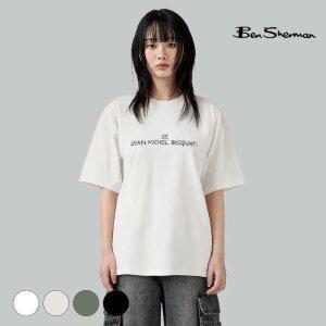 [택가 59,800원] 벤셔먼 CAR SERVICE 백 프린팅 아트워크 반팔티셔츠 BPBTS288U