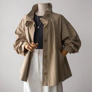 (안나앤모드) shirring 비죠 바바리 자켓[자켓ED634]