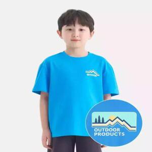 [아웃도어 프로덕츠 키즈]에센셜 파노라마 반팔티셔츠 (블루) OD262ISS04_BLU