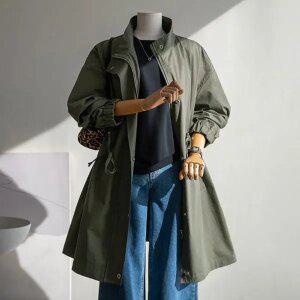 (안나앤플러스) 프랜시 스트링 야상[자켓DRP27] 빅사이즈