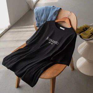 (안나앤플러스) 로티 레터링 티셔츠[티셔츠DUW88] 빅사이즈