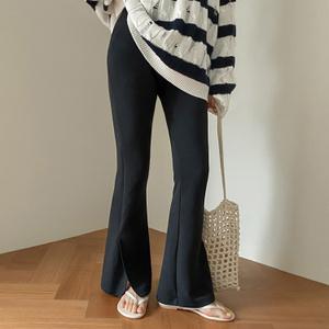 [시크릿라벨] 세미부츠컷슬릿밴딩팬츠