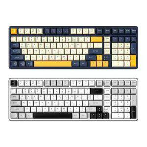 에이투 K285 저소음 사무용 멤브레인 유선키보드 LED 풀배열 업무용 사일런스 맥 윈도