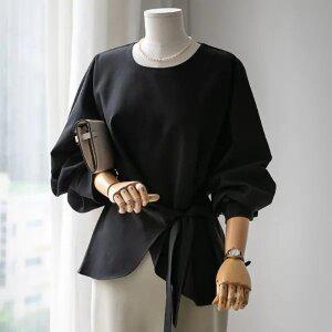 (안나앤플러스) 샌디 스트랩 핀턱 블라우스[셔츠DNB16] 빅사이즈