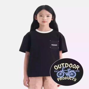 [아웃도어 프로덕츠 키즈]포켓 반팔티셔츠 (블랙) OD262ISS07_BLK