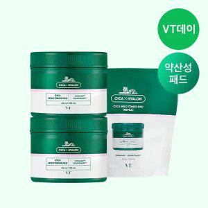 VT 시카 마일드 토너 패드 본품 2개+리필1개(총 180매)