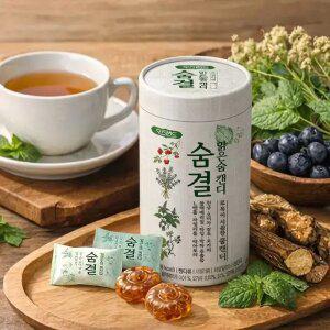 숨결 맑은숨 캔디 150g(5gX30개) /황사 코목기관지 캔디 /2세트 이상 구매 시 플랑(16