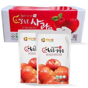 햇빛식품 밀양 얼음골 사과즙 30팩 2박스 HACCP인증