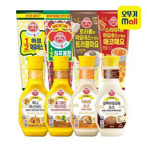 [본사직영][2+2] 오뚜기 BEST소스 8종 케찹마요/저당 케찹마요/머스타드 골라담기