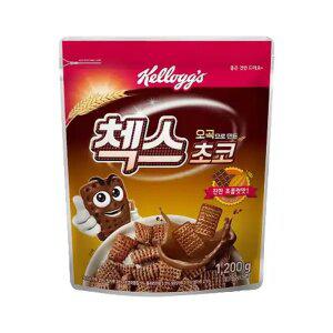 [대용량] 켈로그 오곡 첵스초코 1200g, 1개