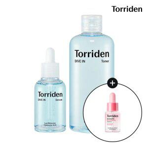 [SET] 토리든 다이브인 저분자 히알루론산 세럼 50ml+토너 300ml (+모공앰플 10ml)