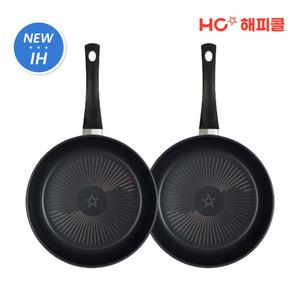 해피콜 NEW 컴포트 다이아몬드 IH 인덕션 후라이팬 2종 C세트 (28팬+28팬)