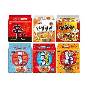 신안너배쫄막 (신라면5,안성탕면5,너구리5,배홍동4,배홍동쫄쫄면4,배홍동막국수4)