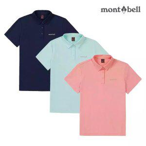 몽벨 여성 기본 카라 반팔 티셔츠