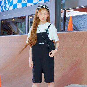 [오션스카이] [2color] 여아 오버롤 팬츠