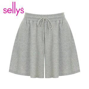 (택가 79000원)[샐리] 와이드셔링밴딩반바지_I5B-CPT063