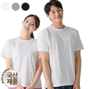 (30%즉시할인) 국산특면반팔티 (3매입) 남자 여자 런닝 온가족 속옷