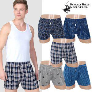 (30%즉시할인) 폴로클럽 0154 트렁크 (5매입) 면100% 남자팬티 남자속옷