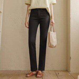 찰떡치즈 블랙 일자팬츠(기장 3type)