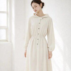 (택가 99000원)[샐리] 후드비죠셔링원피스_I5A-IOP014