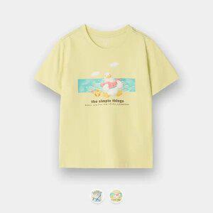 [지오다노주니어] 03024210 크루넥 프린트 티셔츠