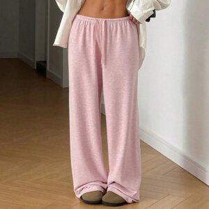 얇은 여자 트레이닝바지 빅사이즈 봄 여름 와이드 츄리닝바지