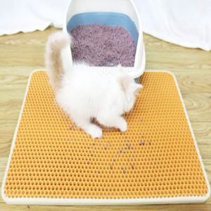 반려동물 사막화 방지 매트 벌집모양 배변 패드 강아지 고양이 화장실 모래 발판 패드