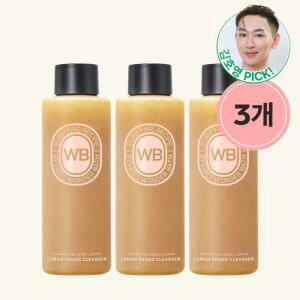[조성아뷰티공식]  200ml x 3개 원더바스 레몬청클렌저+슈퍼베지톡스 클렌저 리뉴얼