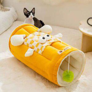 고양이 숨숨집 매트 방석 하우스 터널