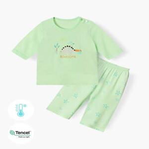 유니프랜드 다이너소어 모달 7부내의 아동 유아실내복 여름 간절기 상하세트