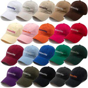 Wednesday 워싱 볼캡