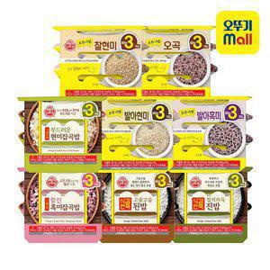 [본사직영] 오뚜기 오뚜기밥 발아흑미 210g 36개 외 잡곡밥 8종