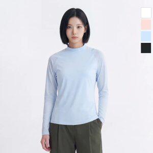 웨스트우드 여성 트리코트 긴팔 라운드티_WO2WTTR424