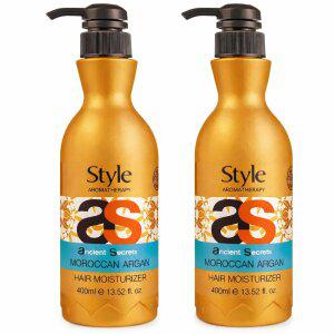 노워시 바르는 헤어팩 대용량 모로칸 트리트먼트 400ml 2개