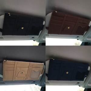 자동차 차량용 썬바이저 선바이저 카드 포켓 파우치 다용도 수납