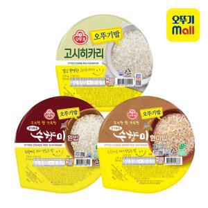 [본사직영] 오뚜기 오뚜기밥 수향미/수향미현미밥/고시히카리 210g 24개