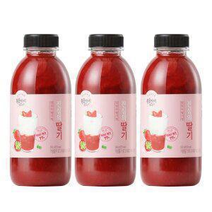 복음자리 진심의 딸기청 580g 3병