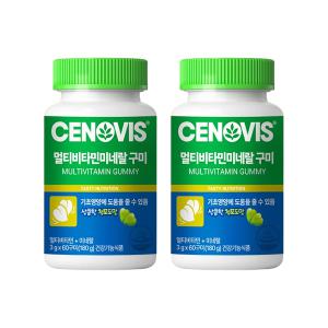 세노비스 멀티비타민 미네랄 구미 (60구미/60일분), 2개