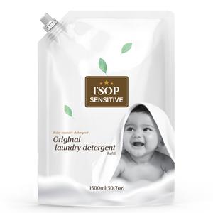 [체험가/200개]아이솝 센서티브 오리지널 아기 세탁 세제 무향 리필형 1.5L