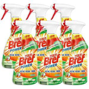 브레프 청소세정제 주방용 500ml, 6개