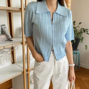 [시크릿라벨] 투웨이케이블니트집업