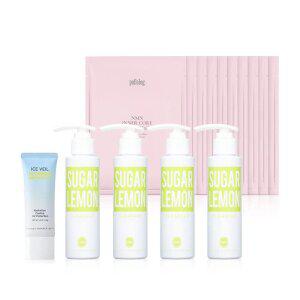조성아 원더바스 슈가레몬 클렌저 120ml 4개 + [증정] 아이스 베일 UV 쉴드 선크림 40