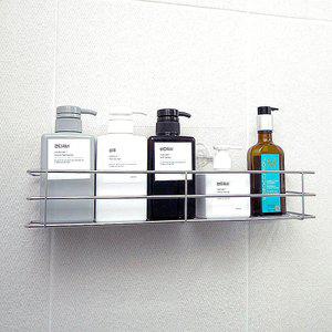 이지탭 올스텐 무타공 일자선반400 욕실선반 완벽정리