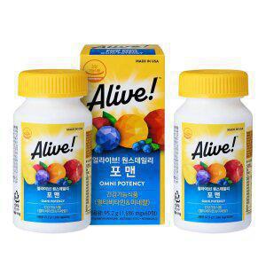 네츄럴라이프 얼라이브 포맨, 60정(2개월분), 1개 + 얼라이브 포맨, 30정(1개월분), 1
