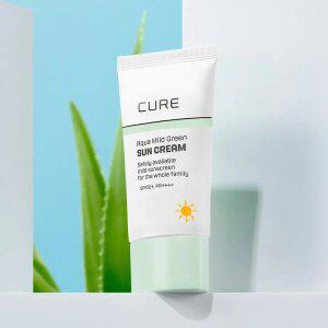 [10%] 김정문알로에 큐어 아쿠아 마일드 그린 선크림 40ml 2개