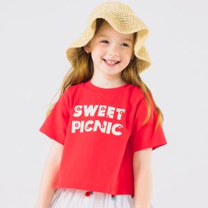 [아이러브제이] 스윗 피크닉 크롭 반팔 티 JWUTO01